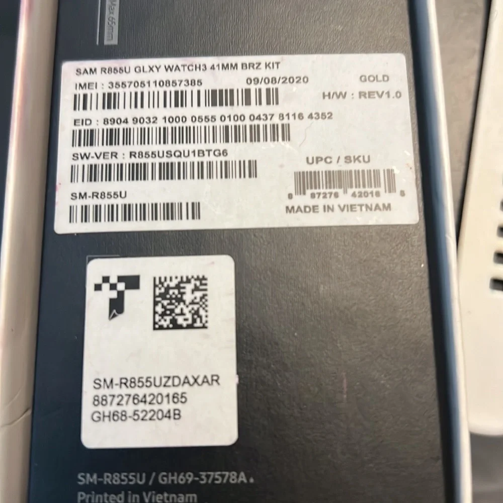 Samsung Galaxy 3 41mm W\charger and new band